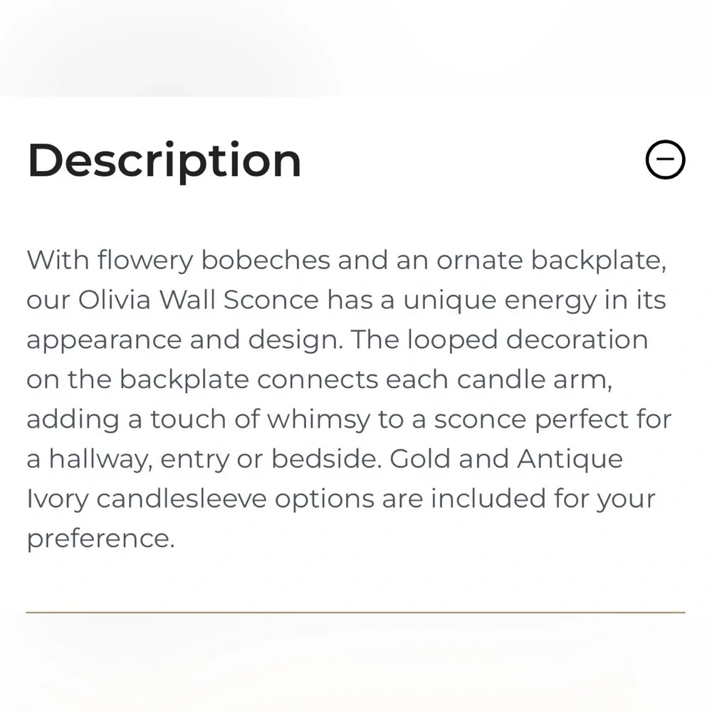 Rustic French Country 2-Light Wall Sconce Distressed Wood Aged Gold | Brand New